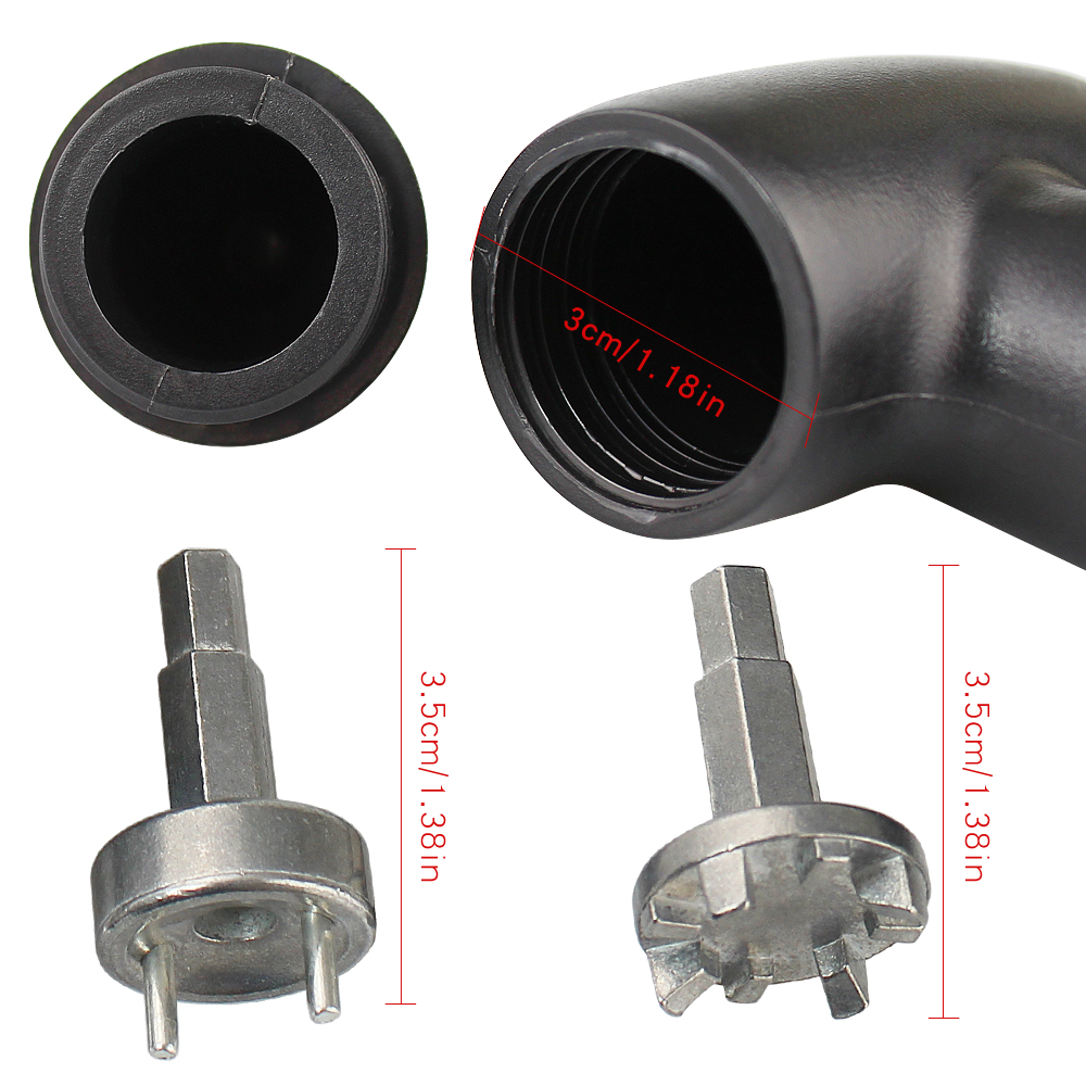 Pack 1 Set Golf Spike Wrench Universal Golf Shoe Spikes Replacement Tool Kits Golf Accessories