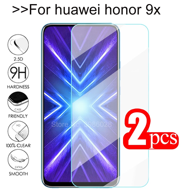 2pcs Gehard Glas Voor Huawei honor 9x Screen Protector beschermende Glas op voor honor 9X9 X honer x9 honor 9x STK-LX1 Film glas