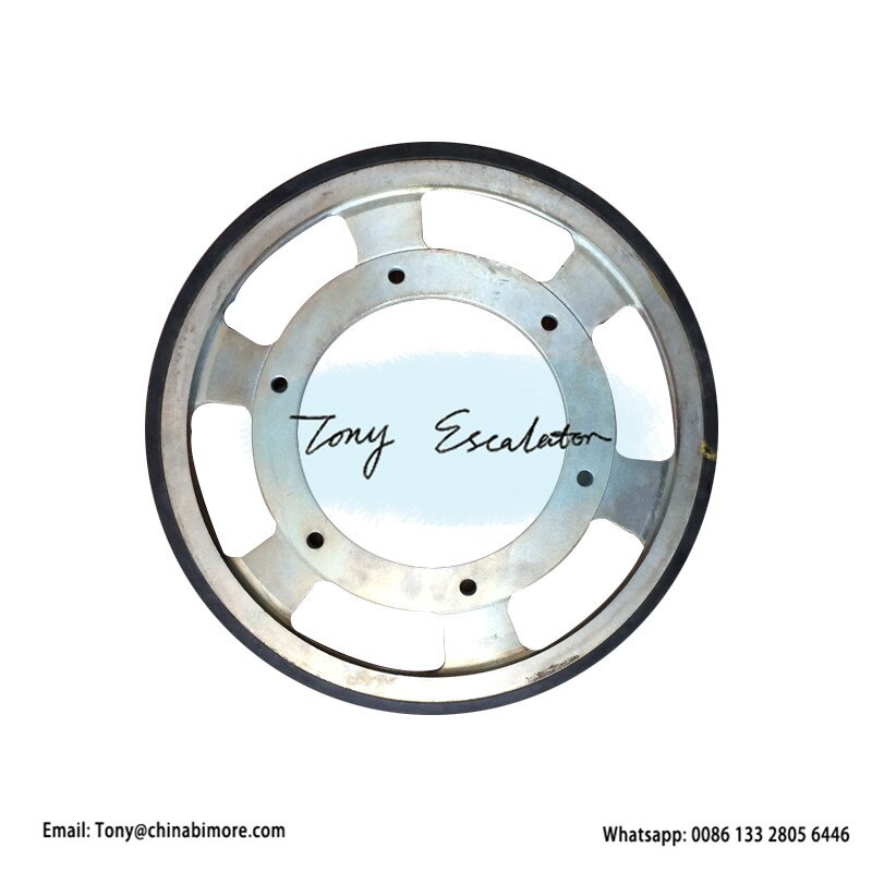 OTIS schodów ruchomych koła cierne DAA265NNN1 GAA265NNN1 dla 506NCE OD456mm W36mm ID218mm