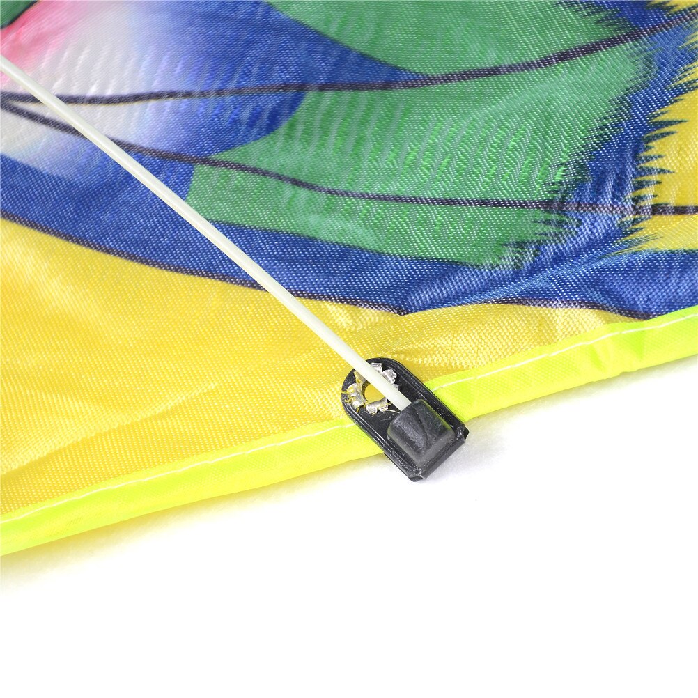 1Pcs Kids Medium Vlinder Kite Traditionele Outdoor Kleurrijke Vlinder Opvouwbare Kite Speelgoed Recreatie Speelgoed 50 Cm
