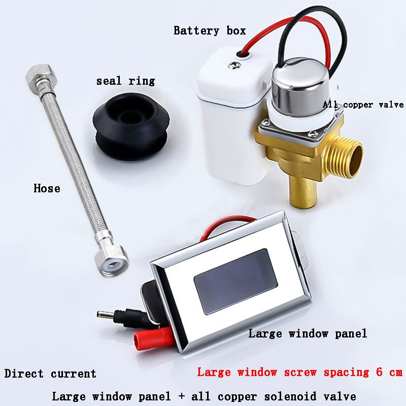 Urinoir Sensor Accessoires Infrarood Full-Automatische Geïntegreerde Urinoir Emmer Wc Urine Pocket Spoelen Apparaat Magneetventiel: MK4