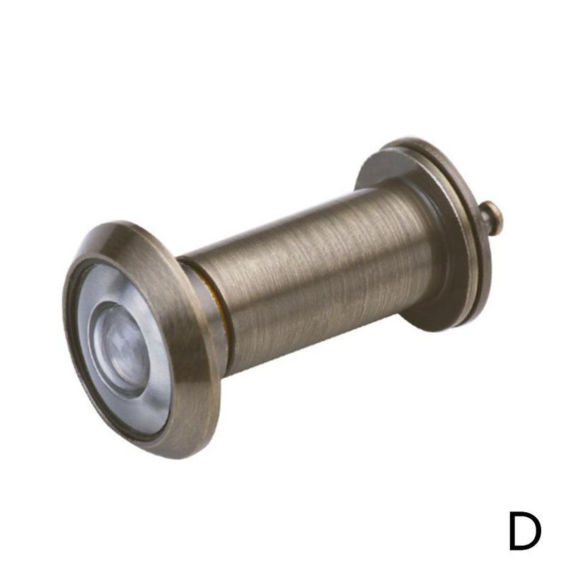 Door Eye Hole 200 Degree Wide Angle Door Viewer Hidden Door Security Glass Lens Peephole Viewers Adjustable V7V9: D