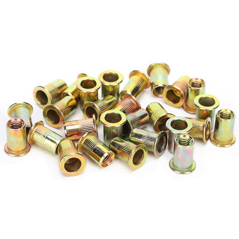 stainless wire sleeve insert threaded insert Rivet Nut M6 Color‑Plated Zinc Carbon Steel Fastener Hardware Industrial