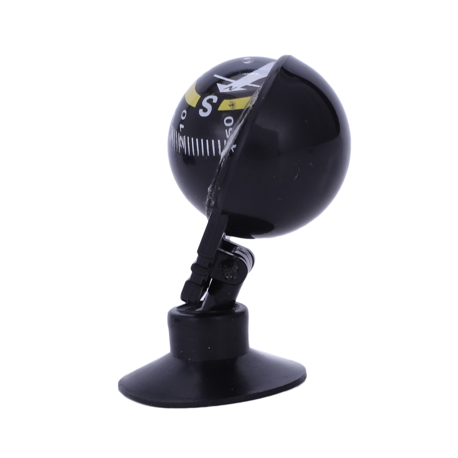 Car Vehicle Floating Ball Magnetic Navigation Compass Black
