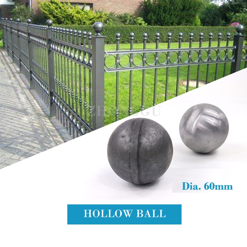 5 Stuks Dia 60Mm Holle Bal Smeedijzeren Hek Accessoires Vangrail Decoratie