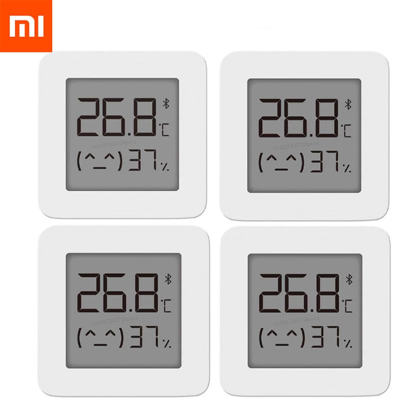[Versión más reciente] termómetro Xiaomi Mijia Bluetooth 2 termómetro higrómetro Digital inalámbrico inteligente trabajo con la aplicación Mijia