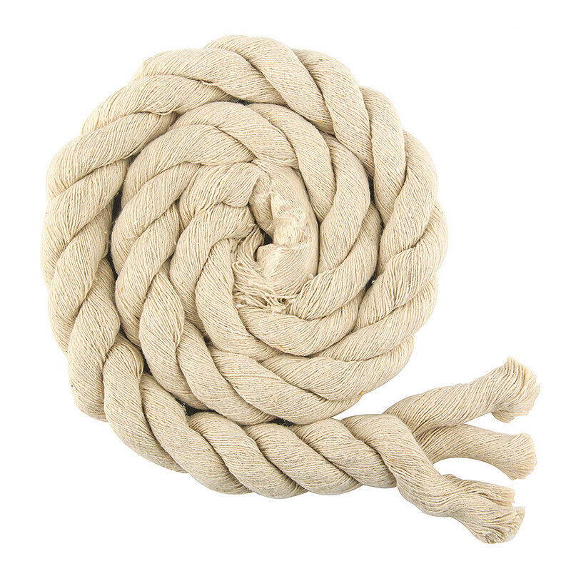 Sznurek bawełniany Gruby skręcony sznur Ręcznie robione akcesoria Dekoracyjne DIY Rzemiosło Dekoracja Sznurek bawełniany robić torby Pasek ze sznurkiem: Złoto