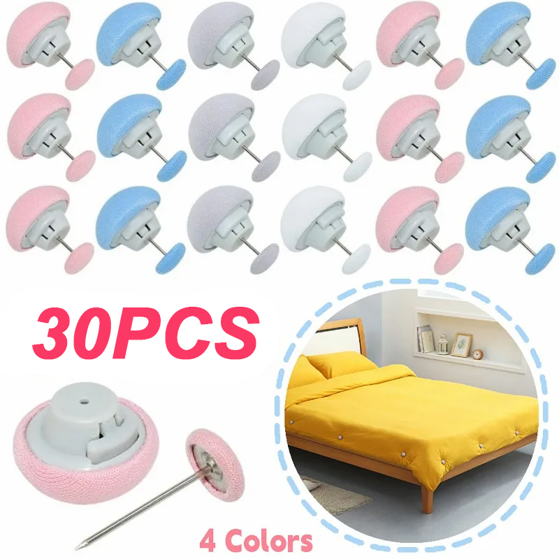 Fixateur de couette, drap de lit, Clip de couette, une touche pour déverrouiller facile, Clip de fixation pour housse de couette, boucles de couverture antidérapantes, pince de support de couette