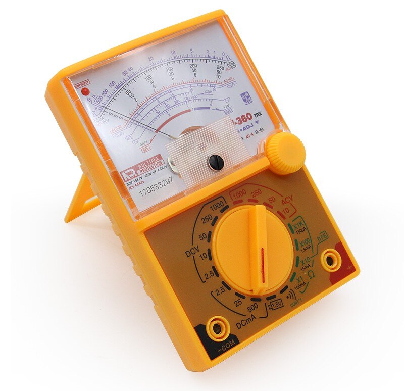 DC/AC 1000V Voltmeter 500mA Ammeter 1K Resistance Meter Analog Multimeter Tool