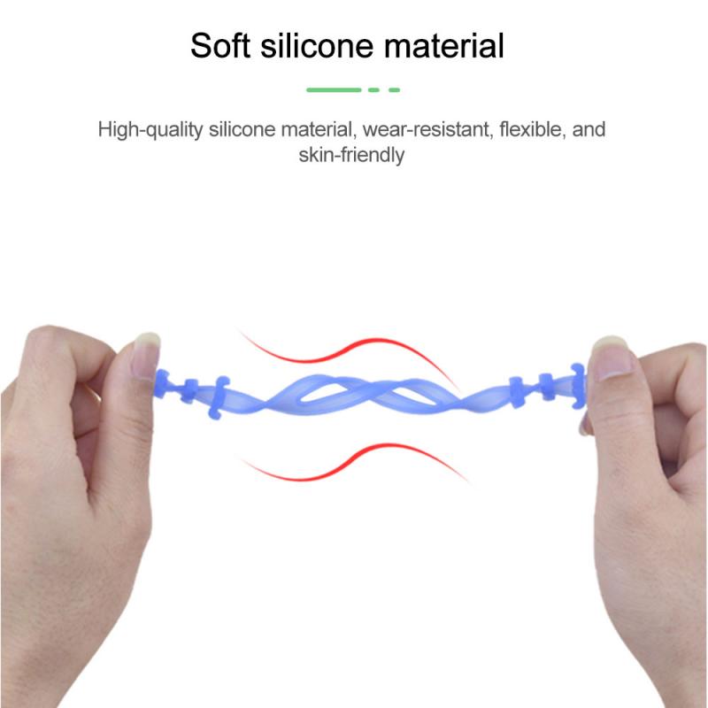 10 stücke Maske Verlängerung Schnalle Ohrenschützer Seil Anti-Slip Silikon Einstellbar Mehrweg Gesicht Schild Extension Schnalle Auto Zubehör