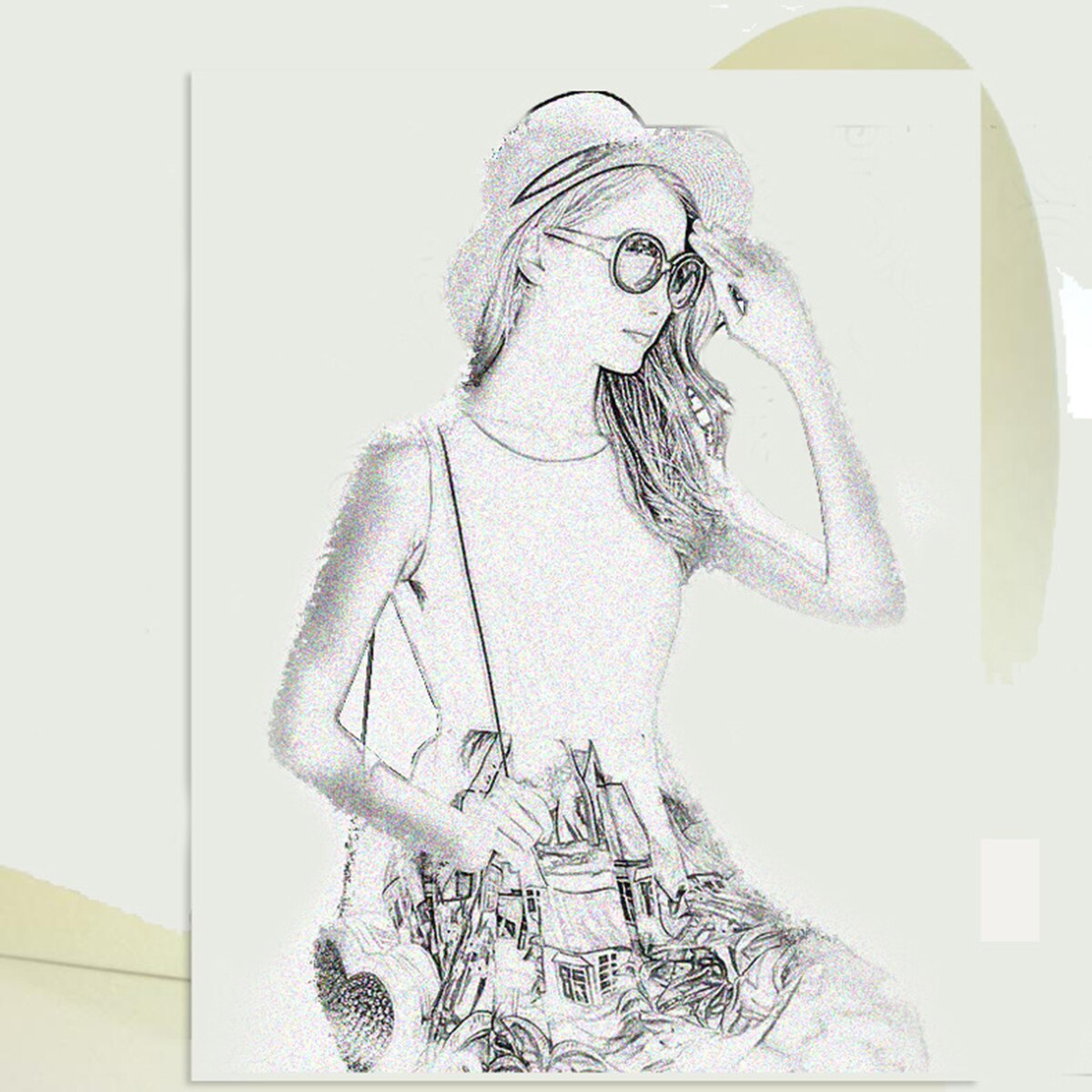 20 Sheets A4 Sketch Paper Drawing Pad Blank Paper Art Supplies for Students Adults Artists