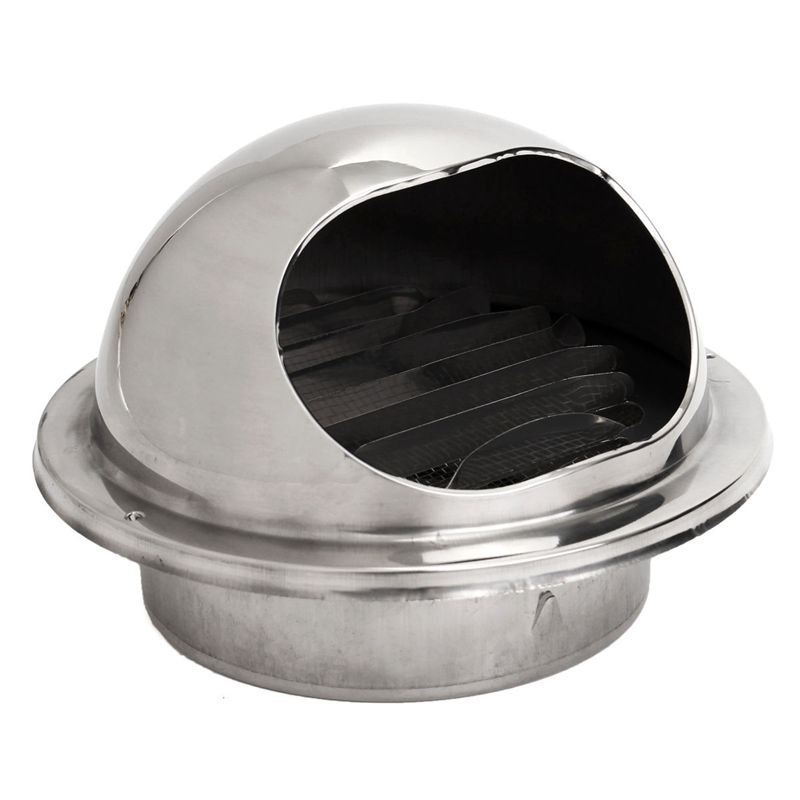 Conduit d'extraction de Ventilation en acier inoxydable, 100mm