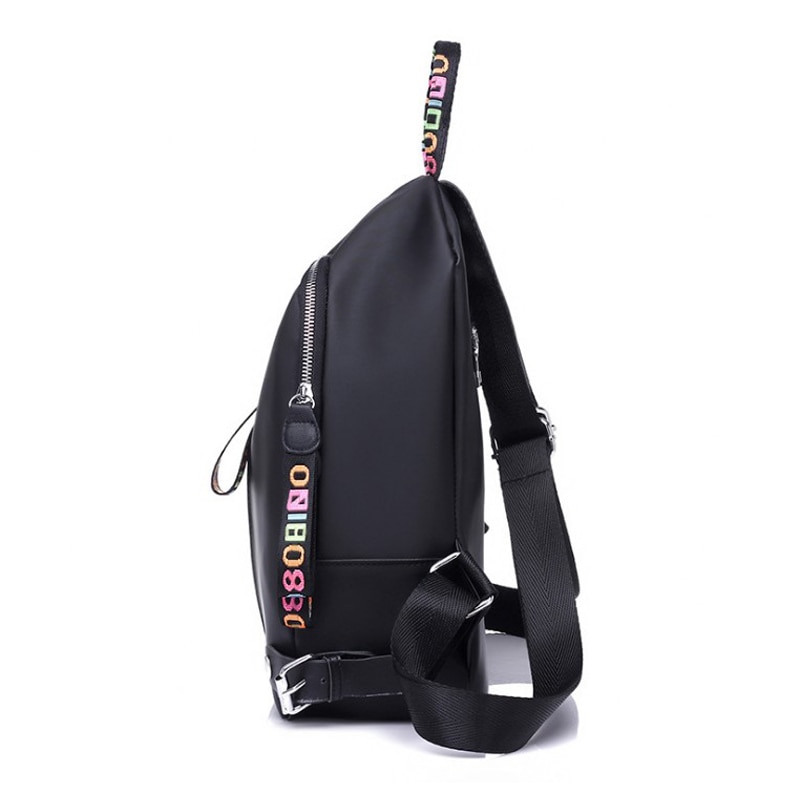 lässig Rucksack Frauen Schwarz Oxford Schule Taschen für Jugendliche Mädchen Wasserdichte Nylon Reise Rucksack Weiblichen