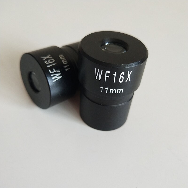 10X Field of View 16MM Biomicroscope System Biological Microscope Optical Ramsden Eyepiece Lens 10 Times 23.2mm Mounting Size: quantity 2pcs