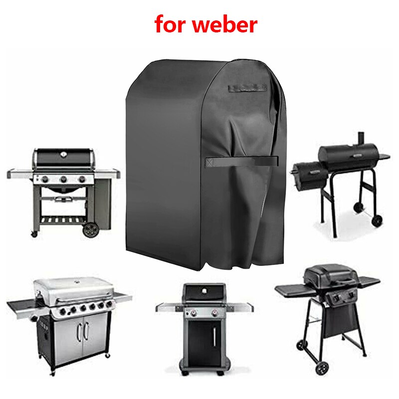 76x66x109CM Heavy Duty BBQ Gas Protector Covers Waterproof Dustproof Garden Grill Outdoor BBQ Grill Cover Storage Bag For Weber
