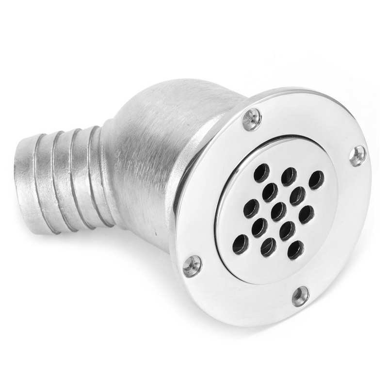 Black Deck Floor Drain Drain Scupper Home Boat for Fishing Boat Yacht Use