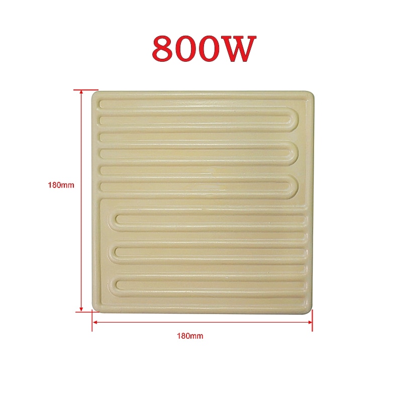Ir6000 botten keramisk platta 800w,  botten värmeplatta för  ir6000 vita ,220v/230v