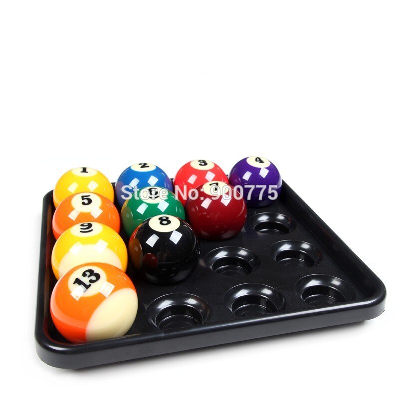 2 stk reguleringsstørrelse pool billardkugler bakke abs materiale 25 cm*25 cm bærende bakke (ekskluder kugler)