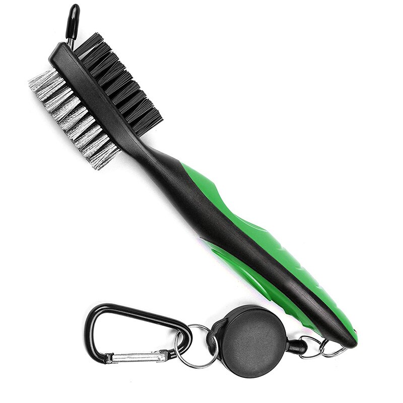 Golf Brush Retractable Zipper Aluminum Carabiner, Lightweight and Ergonomic, Easy To Connect Golf Bag