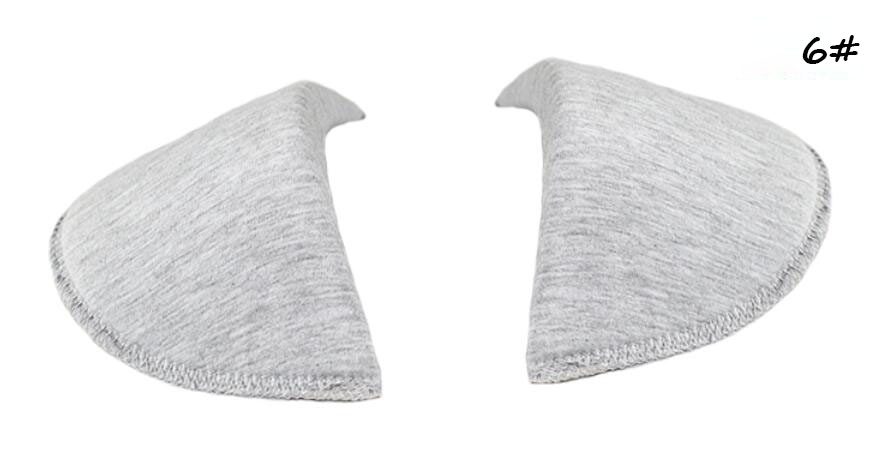 2 par 1.5cm färgglada mjuka leopardfibrer axelvadd för kavaj/t-shirt kläder sömnad dekorera tillbehör  s0479h: Nr .6