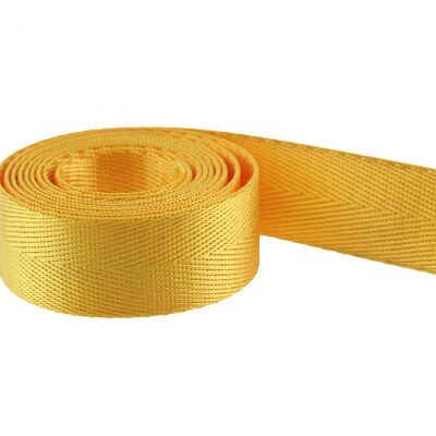 Streifen V bilden 5Meter 20mm Nylon Gurtband Bänder Hund Kragen Rucksack Tornister Gurt Gürtel Band Bindung DIY NäHenne zubehör: Gelb
