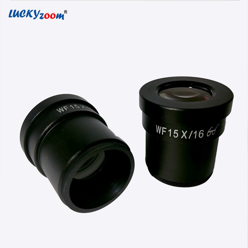 1 par widefield wf15x retículo microscópio ocular 15mm/16mm microscópio estéreo ocular 30mm tubo microscopio binocular