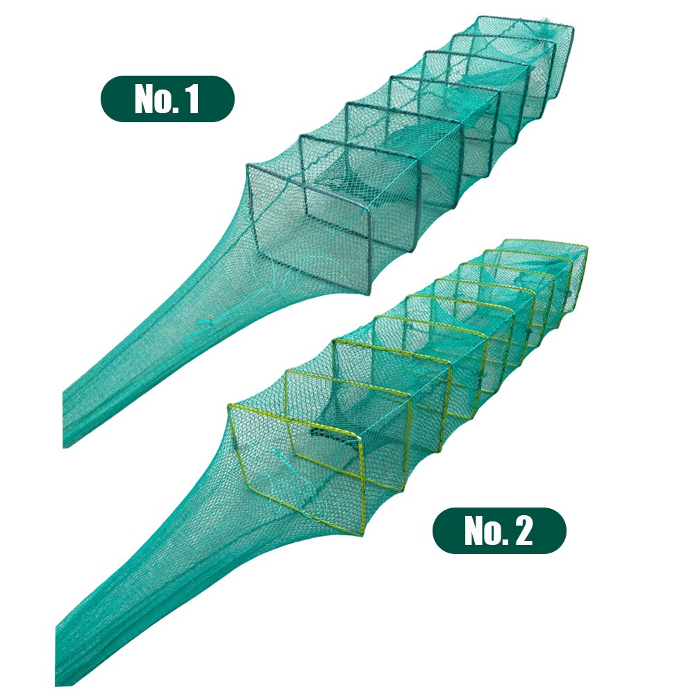4/6 Hole Fishing Net Folding Portable Folding Fishing Net Casting Net Crayfish Shrimp Catcher Tank Trap Chinese Cage Net