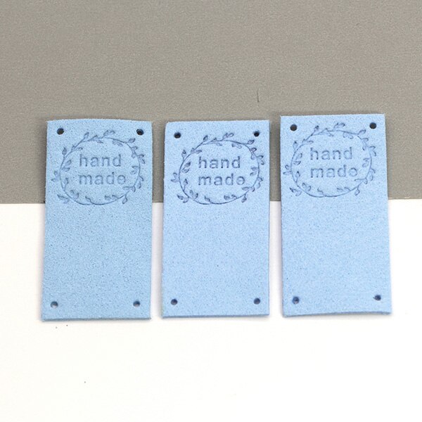 Ręcznie wykonane metka ze skóry wieniec metki dla odzież szyta ręcznie etykiety DIY czapki szalik kosz dodatki robić odzieży 20 sztuk 2.5x5CM: 07