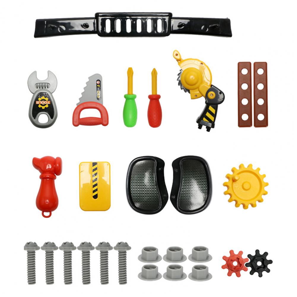 Pretend Play Speelgoed Onderhoud Kit Bus Shape Praktische Vermogen Plastic Beauty Accessoires Ouder-kind Interactief Spel Speelgoed