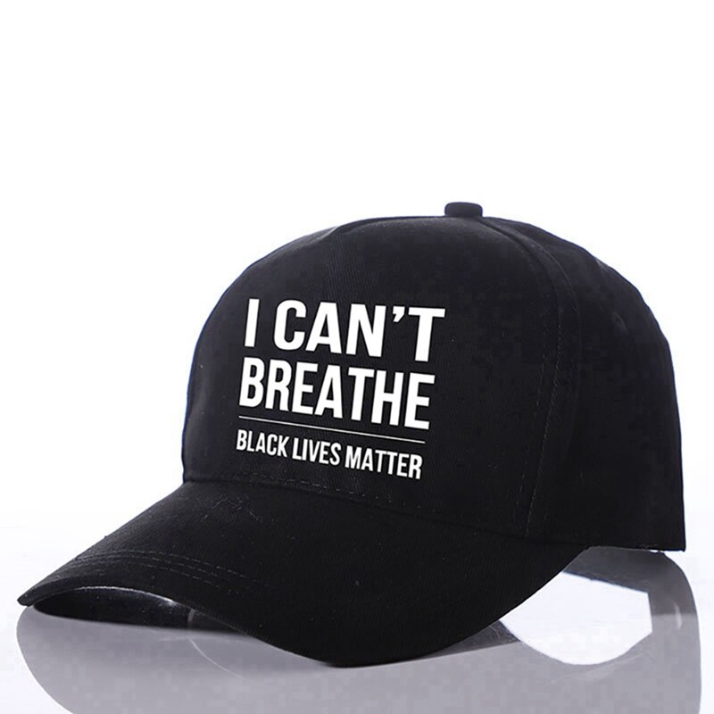 Adjustable I Can't Breathe Print Baseball Cap Summer Men Women Boy Kid Cool Cotton Golf Reflective Glow In Dark Caps Hat: A1