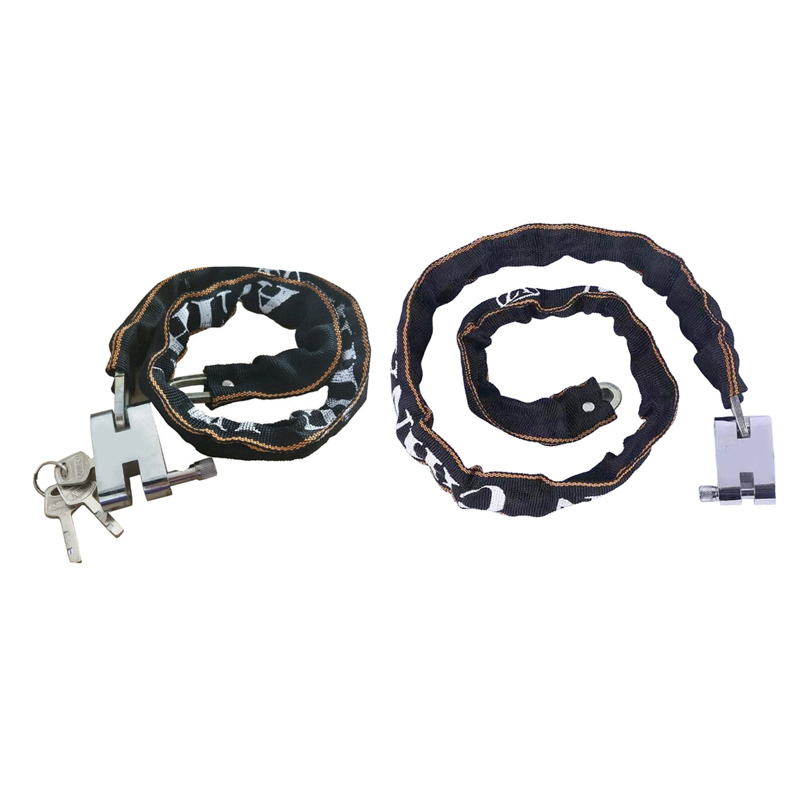 80/110cm Anti-Theft Bike Chain Lock Anti-Cut Steel Security Locks for Gate Fence