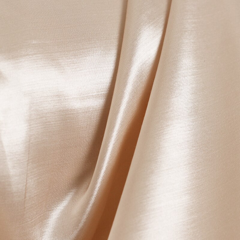 Red Raspberry Pink Colour Satin Cotton Fabrics Cotton Garment Materials Summer Women Shirts Dress Sewing Cloth