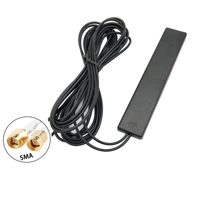 Jx antena externa de 3g 4g lte, roteador, modem aéreo, antena externa, antena de remendo de carro, cabo duplo, 3 metros, sma conector ts9 crc9: SMA connector