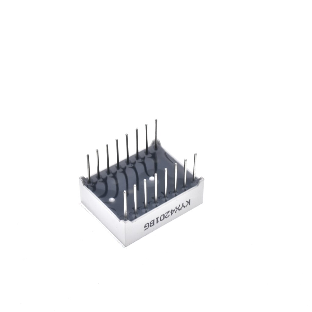 Cátodo/ánodo común, pantalla LED de 7 segmentos, 0,4 pulgadas, rojo/amarillo, verde, tubo Digital de 2 bits, 16 Pines, tubo Digital LED