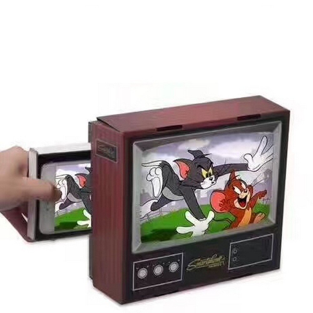 Protect The Closed-eye Retro TV Screen To Enlarge The Picture From The Phone Screen 3D Video Movie Magnifying Glass