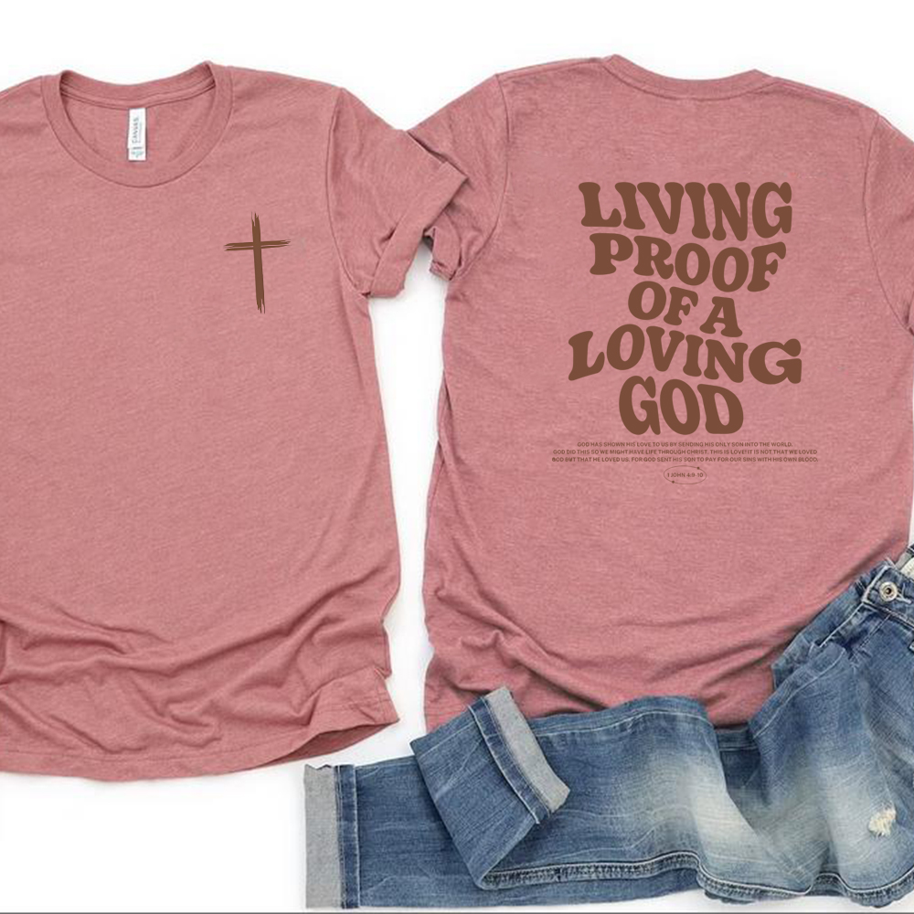 Estetisk kristen t-skjorte kristne klær brun jesus t-skjorte trendy streetwear klær bibelvers skjorter kristen