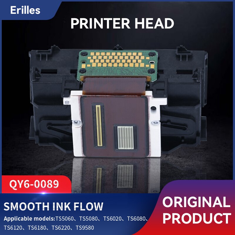 QY6 0089 Printhead Printer Head for Canon TS5060 TS5080 TS6020 TS6080 TS6120 TS6180 TS6220 TS9580 Printer Part Print Head