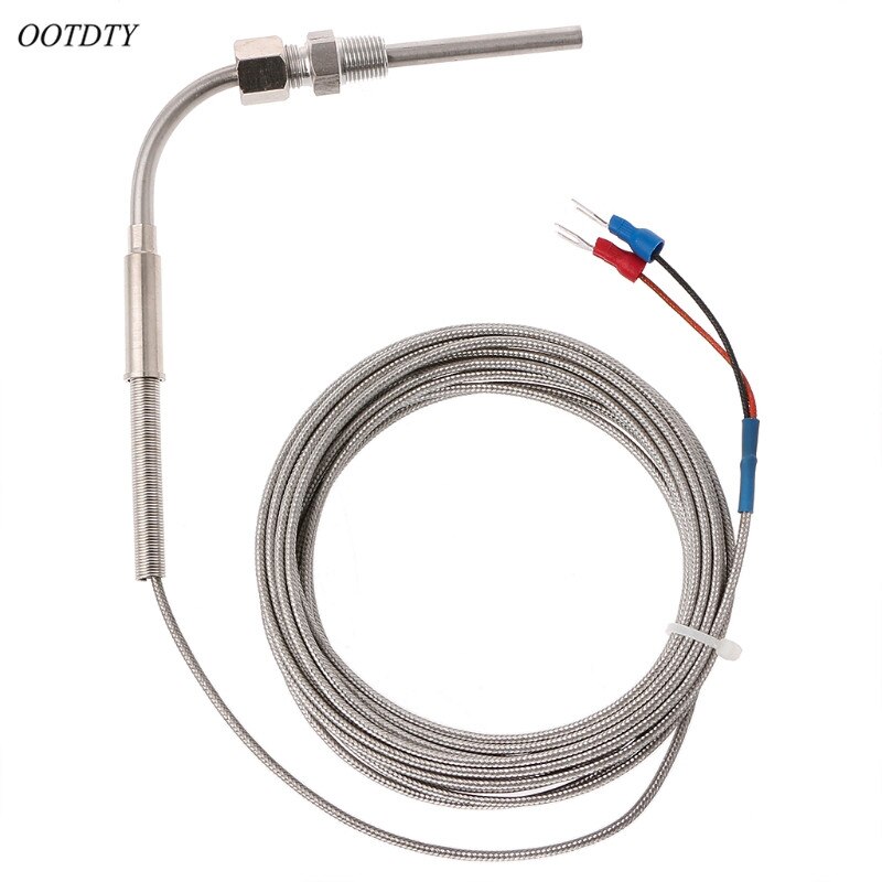 Sensores de Temperatura do Gás de escape EGT Termopar Tipo K Para Exhaust Gas Probe Temp Do Motor 1/2/3/ 4/5 m: 4m