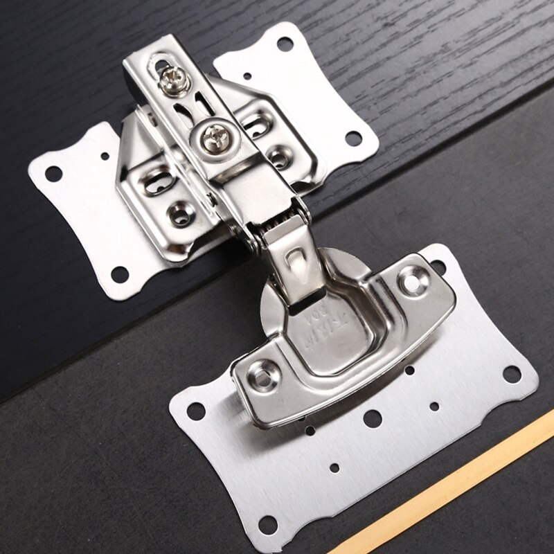 Stainless Steel Hinge Repair Plate Hinge Tools Hinge Repair Brackets Cabinet Furniture Door Repair Hinge Accessories