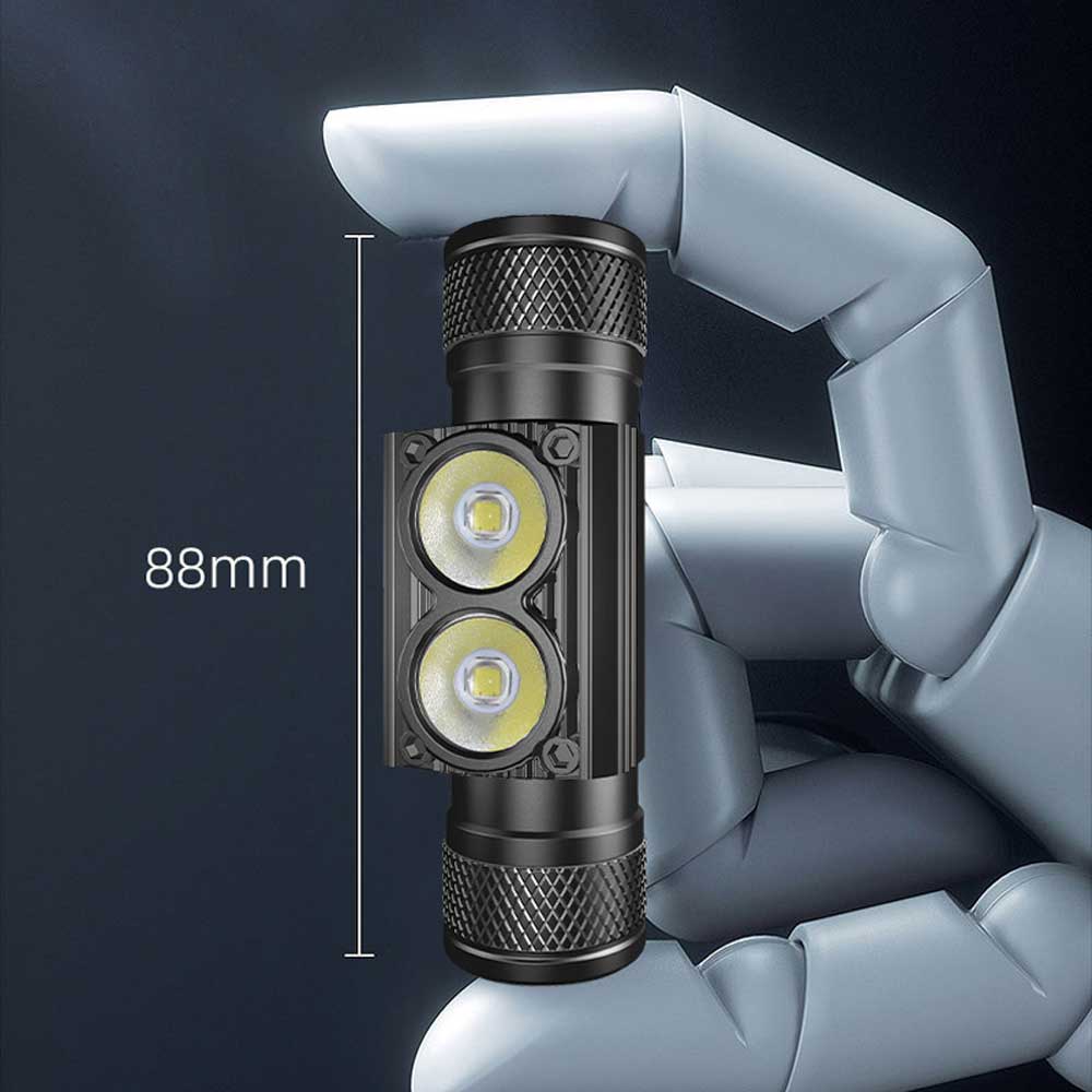 D25 led-pandelampe kraftfuld 1000lm vandtætte forlygter type c usb genopladelig 18650 pandelamper camping fiskeri lanterne