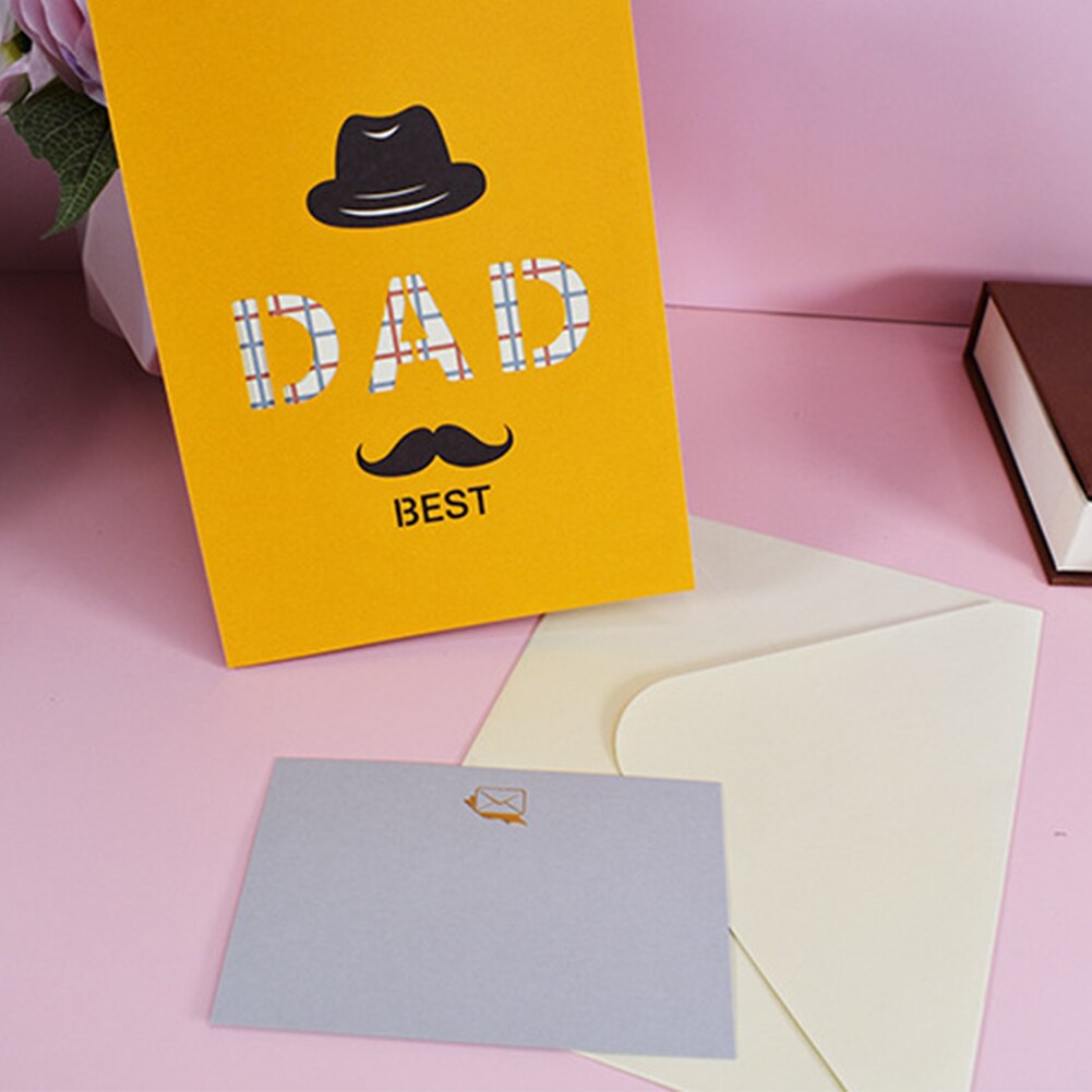 3D Pop-Up Happy Father's Day Card Birthday Cards for Dad Handmade Greeting Card with Envelope Birthday for Dad