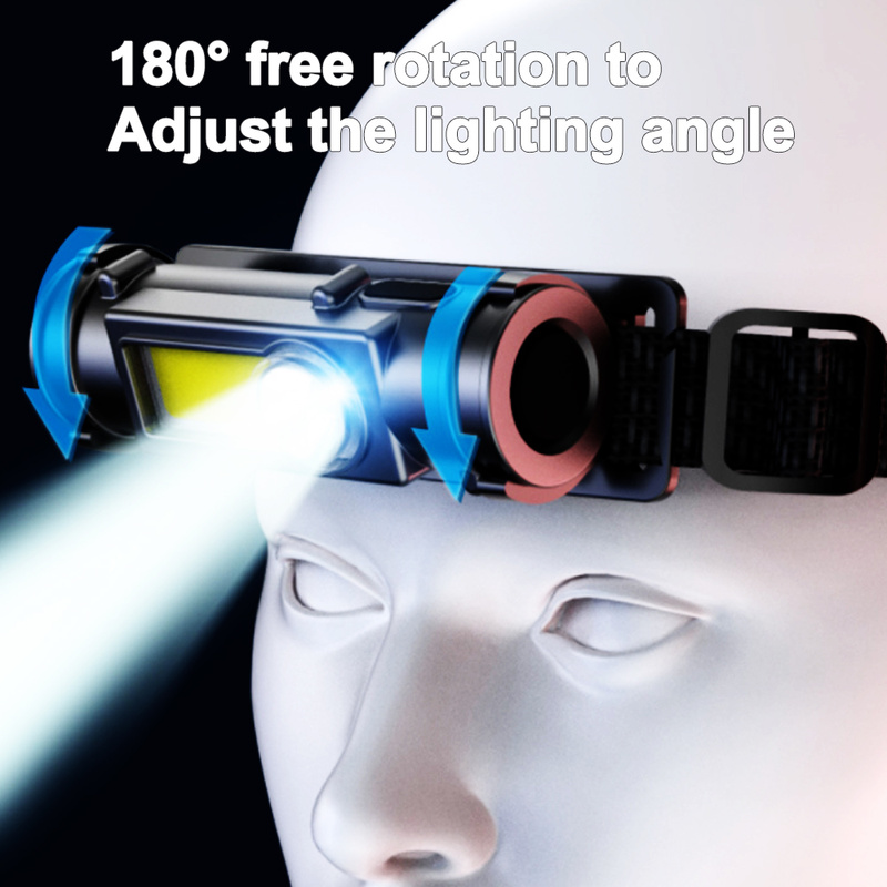 LED Scheinwerfer Starke Licht 18650 Lithium-Batterie Kopf-montiert Taschenlampe draussen Haushalts Wiederaufladbare Nacht Angeln Scheinwerfer