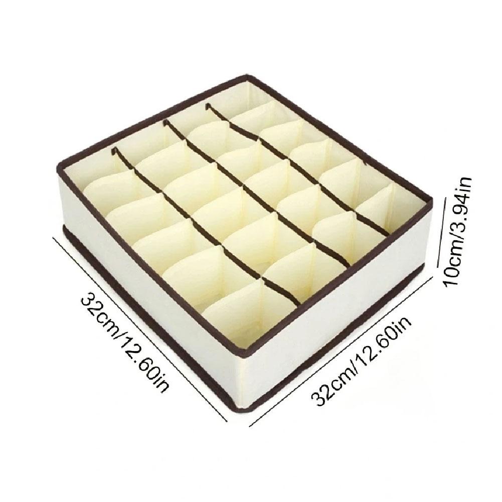Foldable Drawer Organizers for Underwear, Socks, Bras - Closet Storage Boxes & Dividers: plum