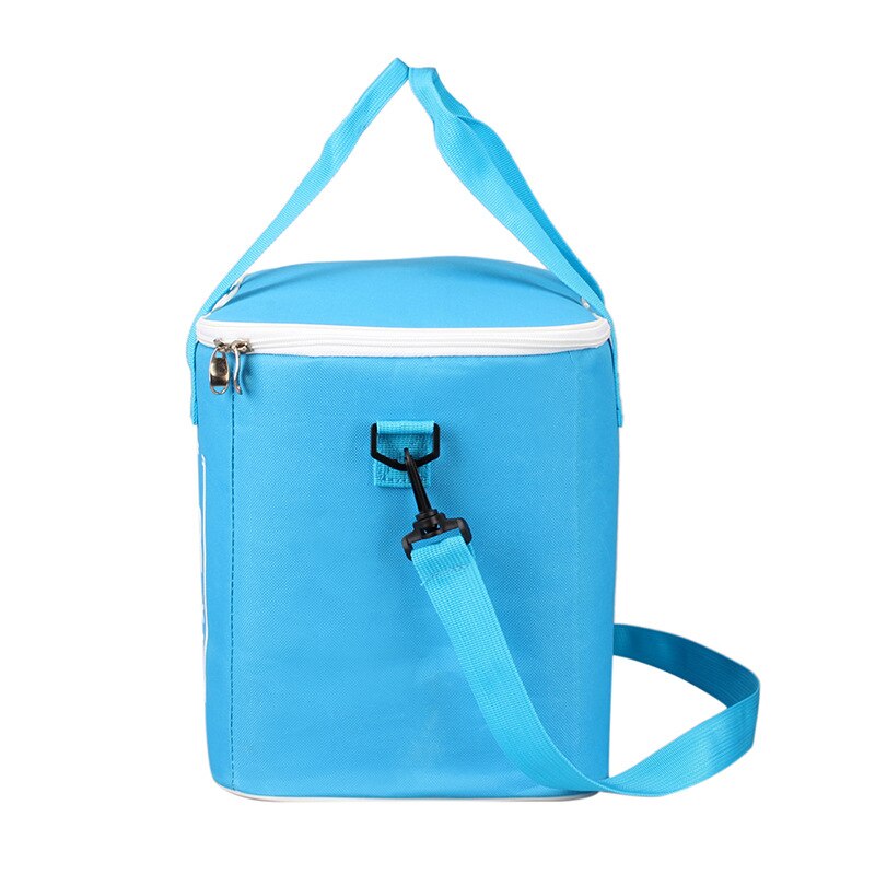 20L rectanglar koeltas koele geïsoleerde schoudertas picknick lunchbox ice pack thermische schoudertas voor voedsel fruit