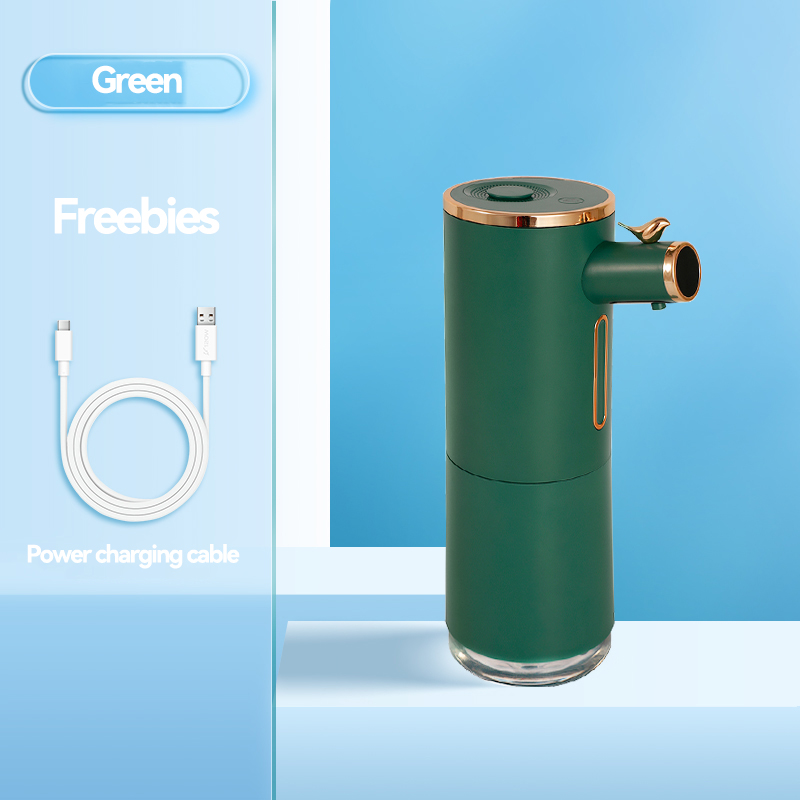 interhasa! Foam Automatic Soap Dispenser Bathroom Touchless Liquid Soap Dispensers With USB Charging Foaming Hand Sanitizer: Green aromatherapy