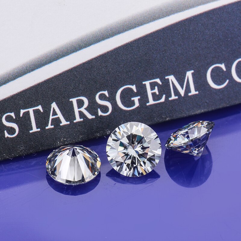 Starsgem 10mm Ausgezeichnete Grau 4ct Moissanite Test Positive Moissanite Perle für Jewely kennzeichnung