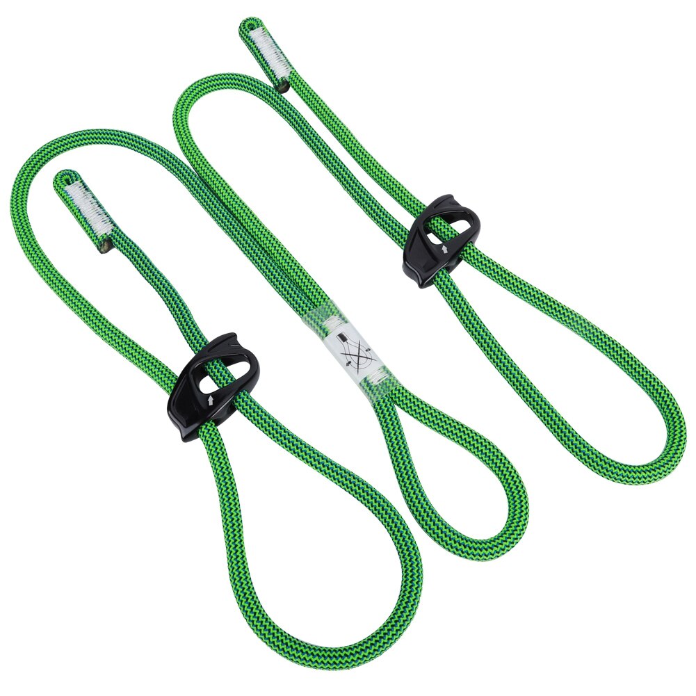 22KN Prusik Cord Loop Adjustable Climbing Single / Double End Cord Loop Tree Arborist Mountaineering Descending Equipment