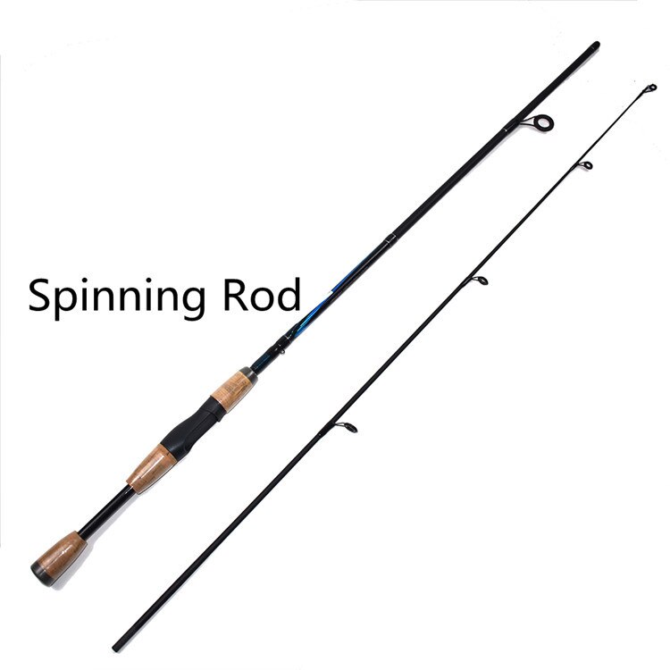 Spinning Rod Ultra Light Carbon / Casting Spinning Fishing Rod Carp Spinning Rods Ultralight 1.8m 2 Sections: Clear