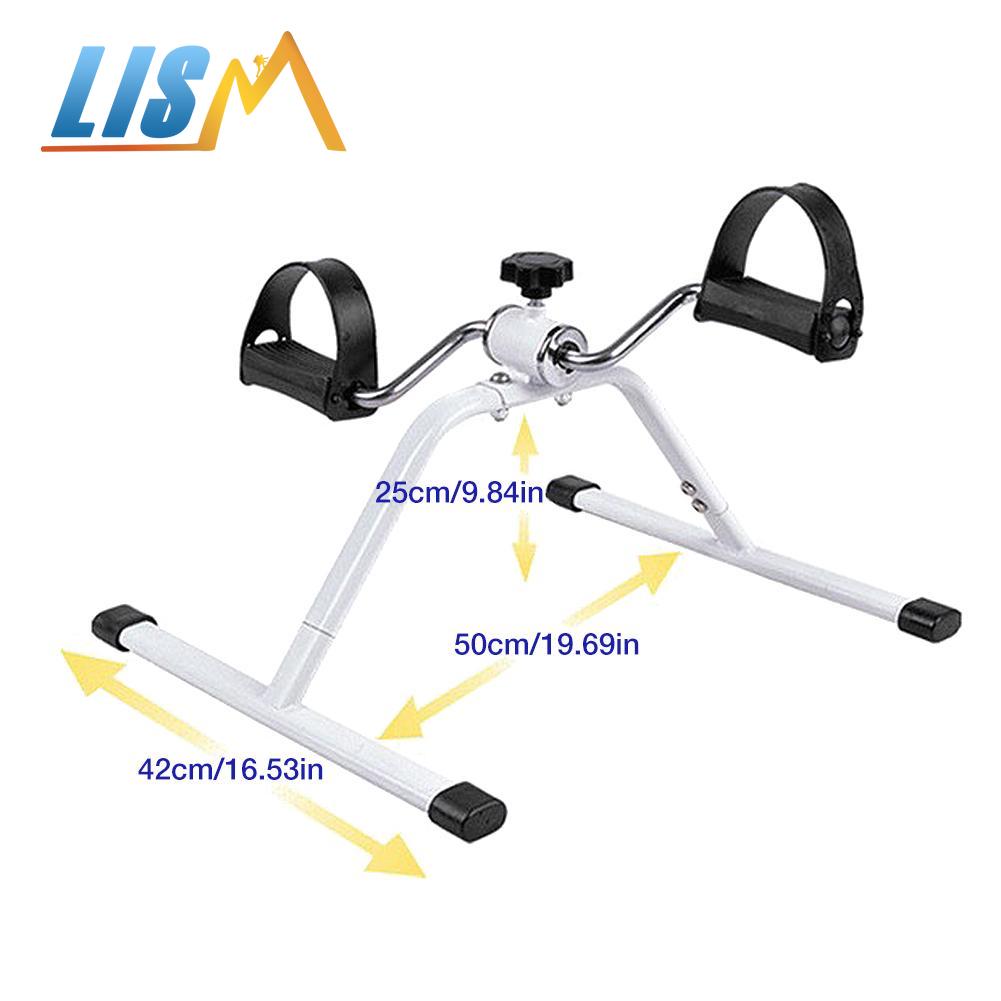 LISM Mini Pedal Stepper ÜSpund Maschine Faltbare drinnen Radfahren Fahrrad Schritt Hause Bein Trainer Fuß Trainer Büro Fitnessstudio Maschine