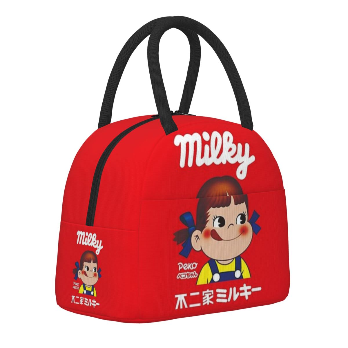Milky Peko-chan Lunch Box Women Multifunction Cooler Thermal Food Insulated Lunch Bag Kids Portable Picnic Tote Bags